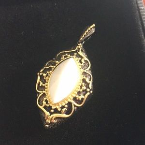 .925 sterling silver gold Victorian♦️pendant head